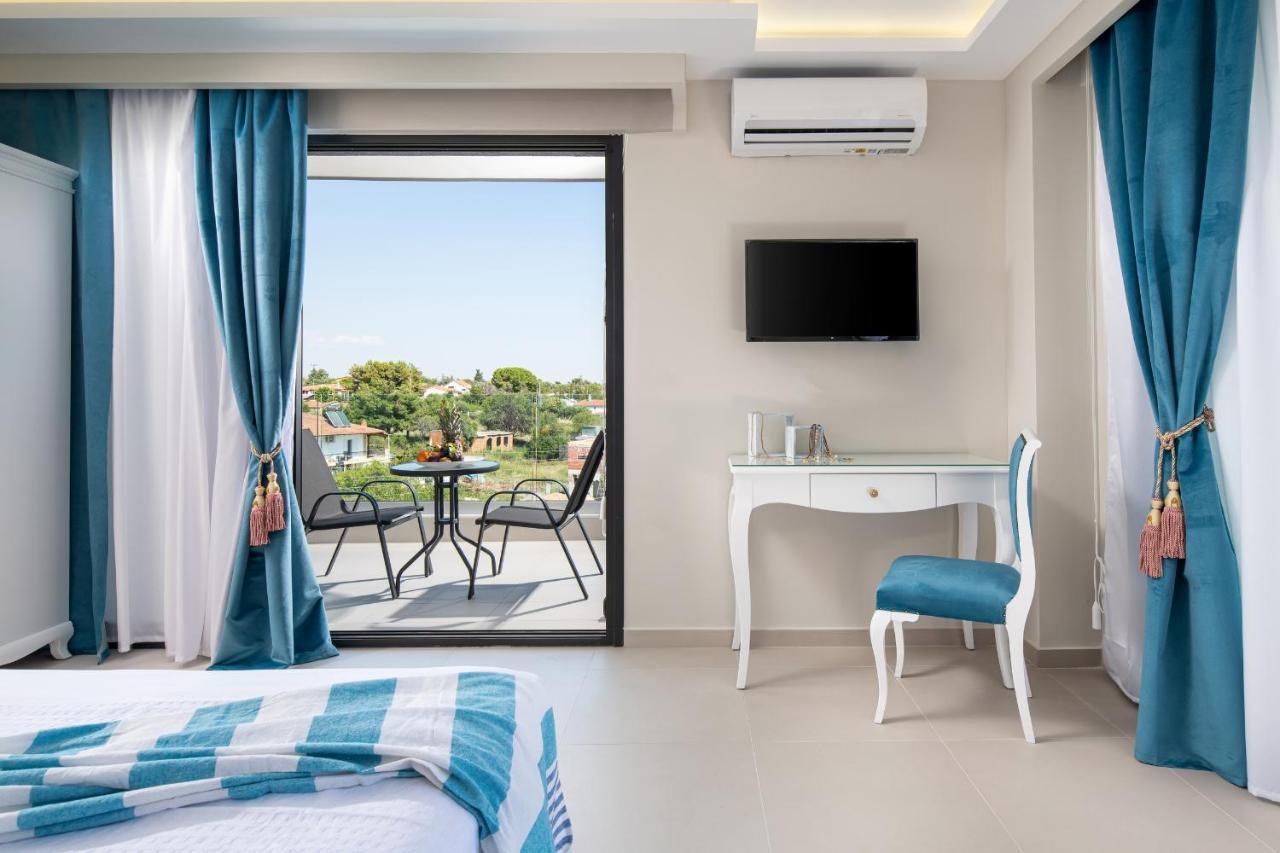 Nea Kallikrateia Light Blue Hotel מראה חיצוני תמונה
