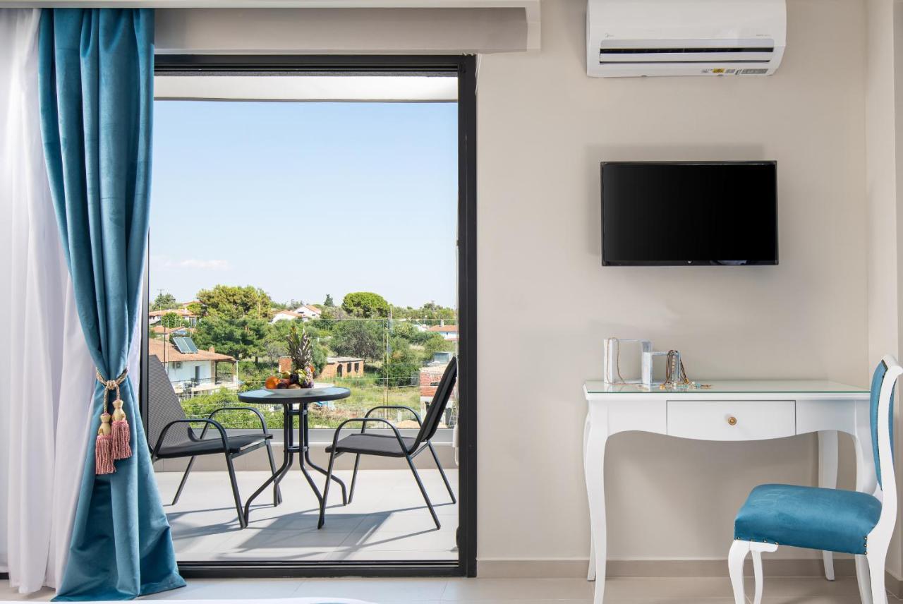Nea Kallikrateia Light Blue Hotel מראה חיצוני תמונה